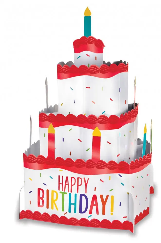 Happy Birthday Színes asztali dekoráció termékfotó