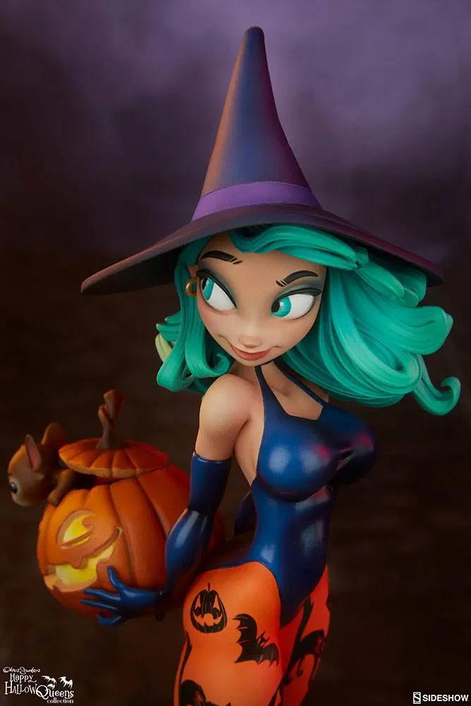 Happy HallowQueens Collocetion Pumpkin Witch by Chris Sanders szobor figura 34 cm termékfotó