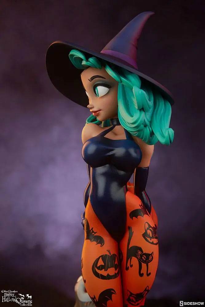 Happy HallowQueens Collocetion Pumpkin Witch by Chris Sanders szobor figura 34 cm termékfotó