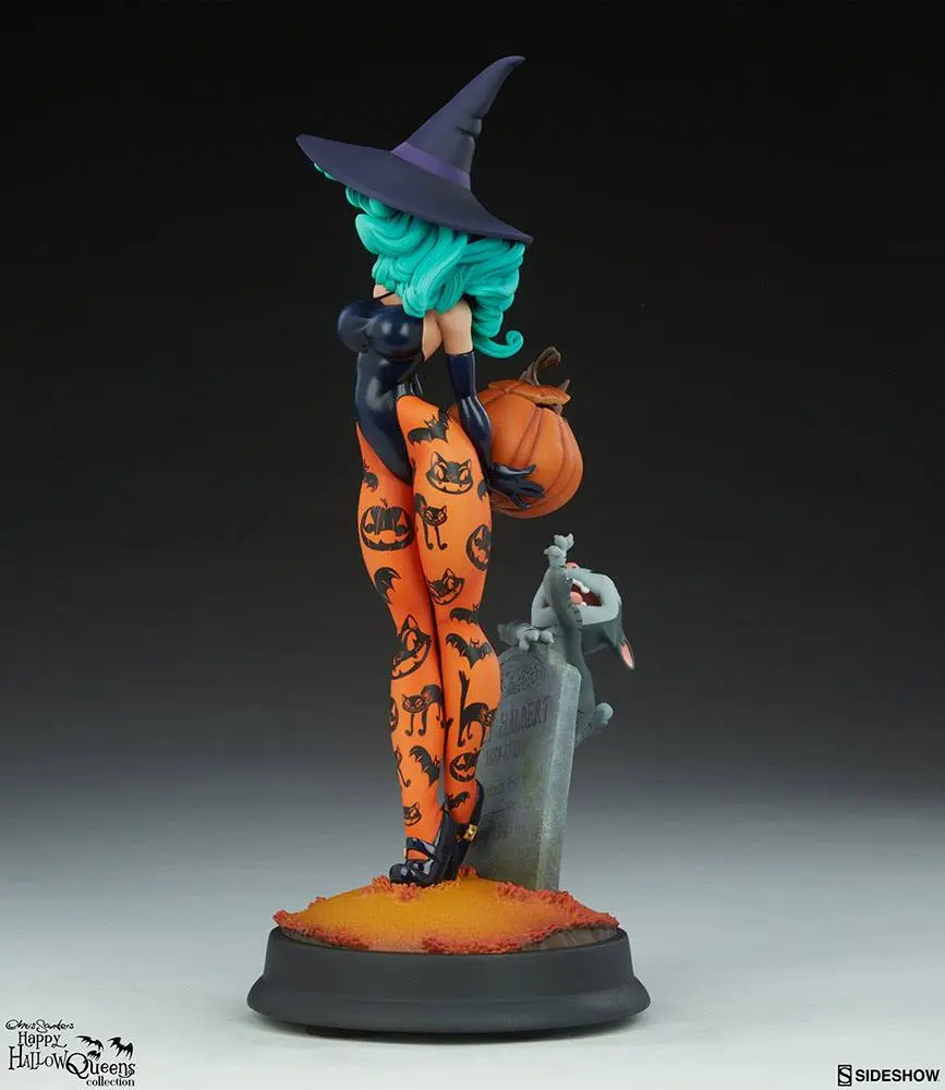 Happy HallowQueens Collocetion Pumpkin Witch by Chris Sanders szobor figura 34 cm termékfotó