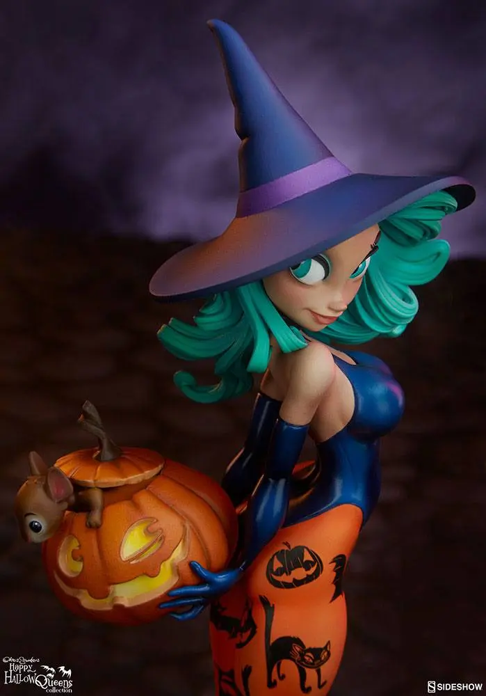 Happy HallowQueens Collocetion Pumpkin Witch by Chris Sanders szobor figura 34 cm termékfotó
