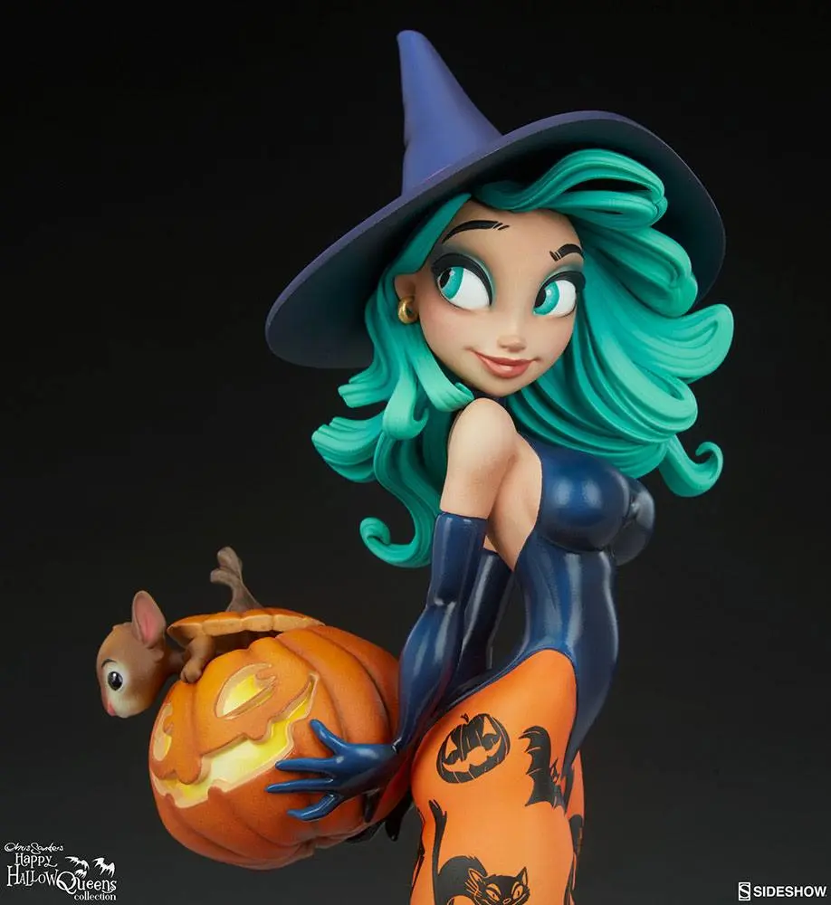 Happy HallowQueens Collocetion Pumpkin Witch by Chris Sanders szobor figura 34 cm termékfotó