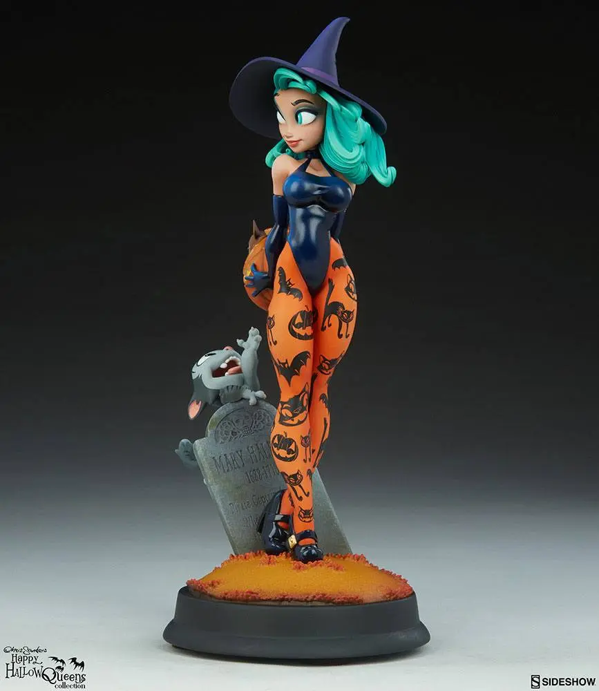 Happy HallowQueens Collocetion Pumpkin Witch by Chris Sanders szobor figura 34 cm termékfotó