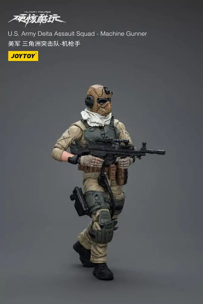 Hardcore Coldplay 1/18 U.S. Army Delta Assault Squad Machine Gunner akciófigura 11 cm termékfotó