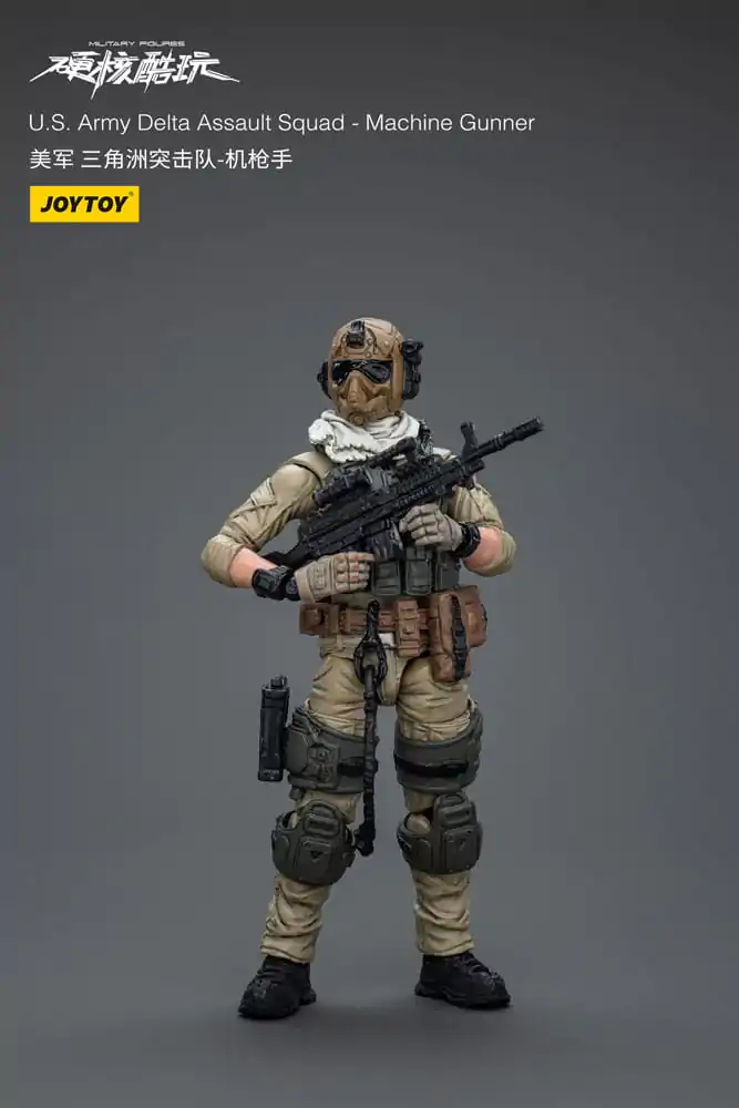 Hardcore Coldplay 1/18 U.S. Army Delta Assault Squad Machine Gunner akciófigura 11 cm termékfotó