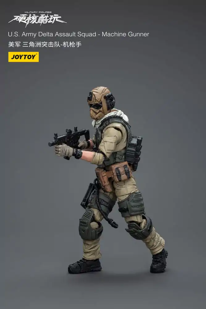 Hardcore Coldplay 1/18 U.S. Army Delta Assault Squad Machine Gunner akciófigura 11 cm termékfotó