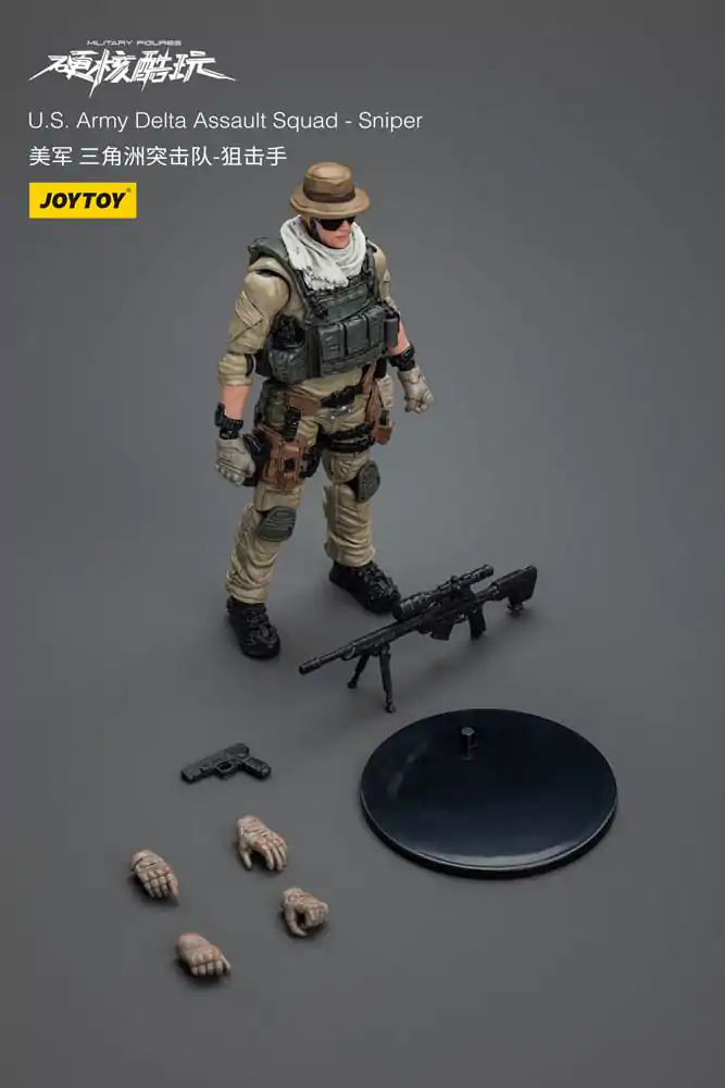 Hardcore Coldplay 1/18 U.S. Army Delta Assault Squad Sniper akciófigura 11 cm termékfotó