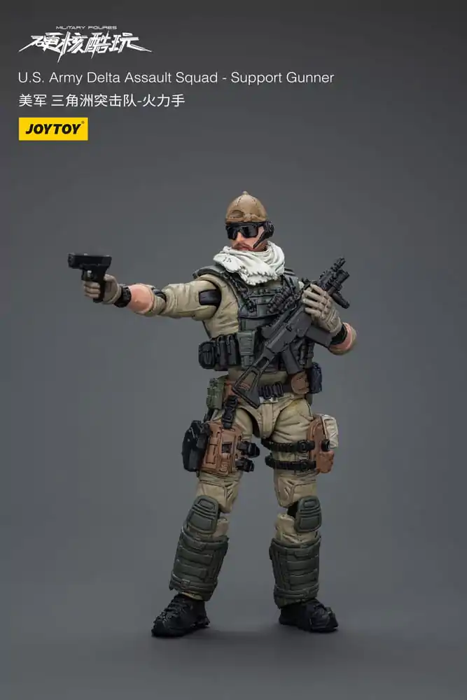 Hardcore Coldplay 1/18 U.S. Army Delta Assault Squad Support Gunner akciófigura 11 cm termékfotó