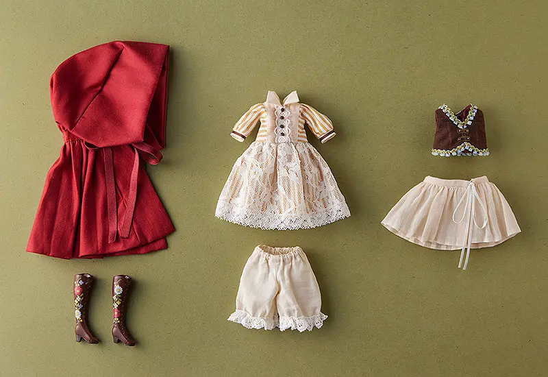 Harmonia Bloom Doll Figures Outfit Set: Red Riding Hood termékfotó