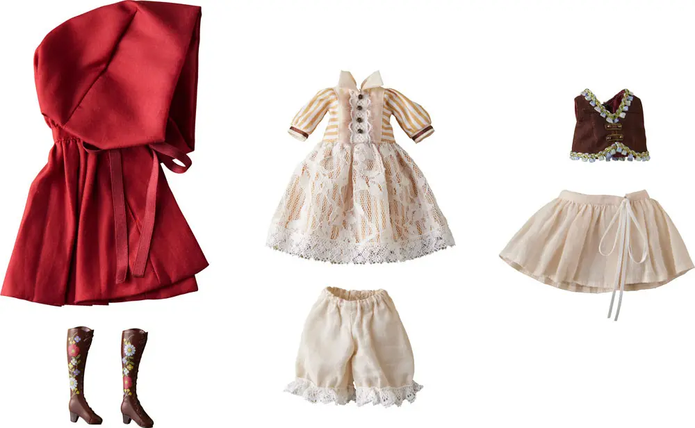 Harmonia Bloom Doll Figures Outfit Set: Red Riding Hood termékfotó