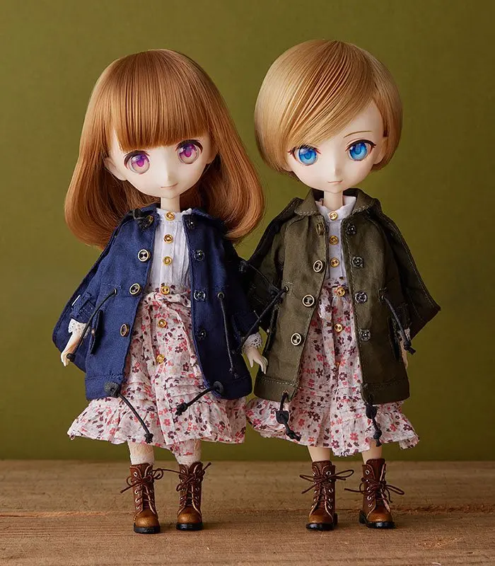 Harmonia humming Optional Parts for Harmonia humming Dolls Special Outfit Series (Mod Coat/Navy) Designed by SILVER BUTTERFLY termékfotó