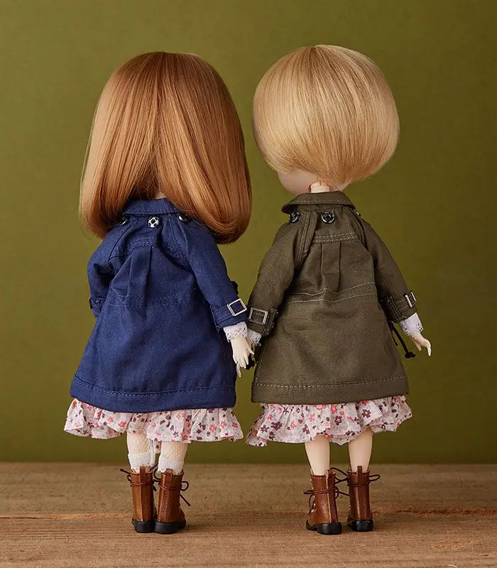 Harmonia humming Optional Parts for Harmonia humming Dolls Special Outfit Series (Mod Coat/Navy) Designed by SILVER BUTTERFLY termékfotó