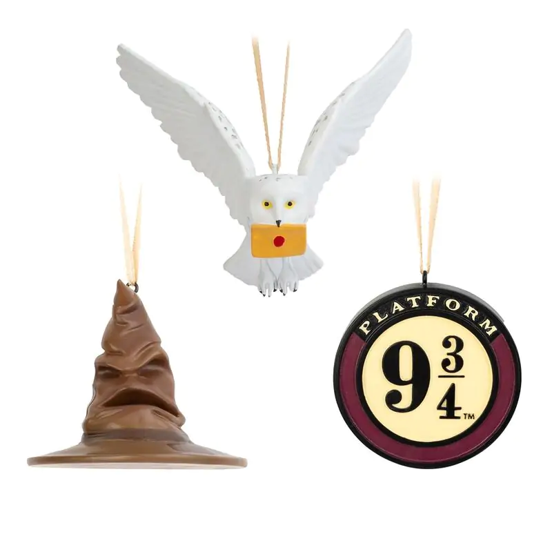 Harry Potter 3-er Pack Christbaumschmuck termékfotó