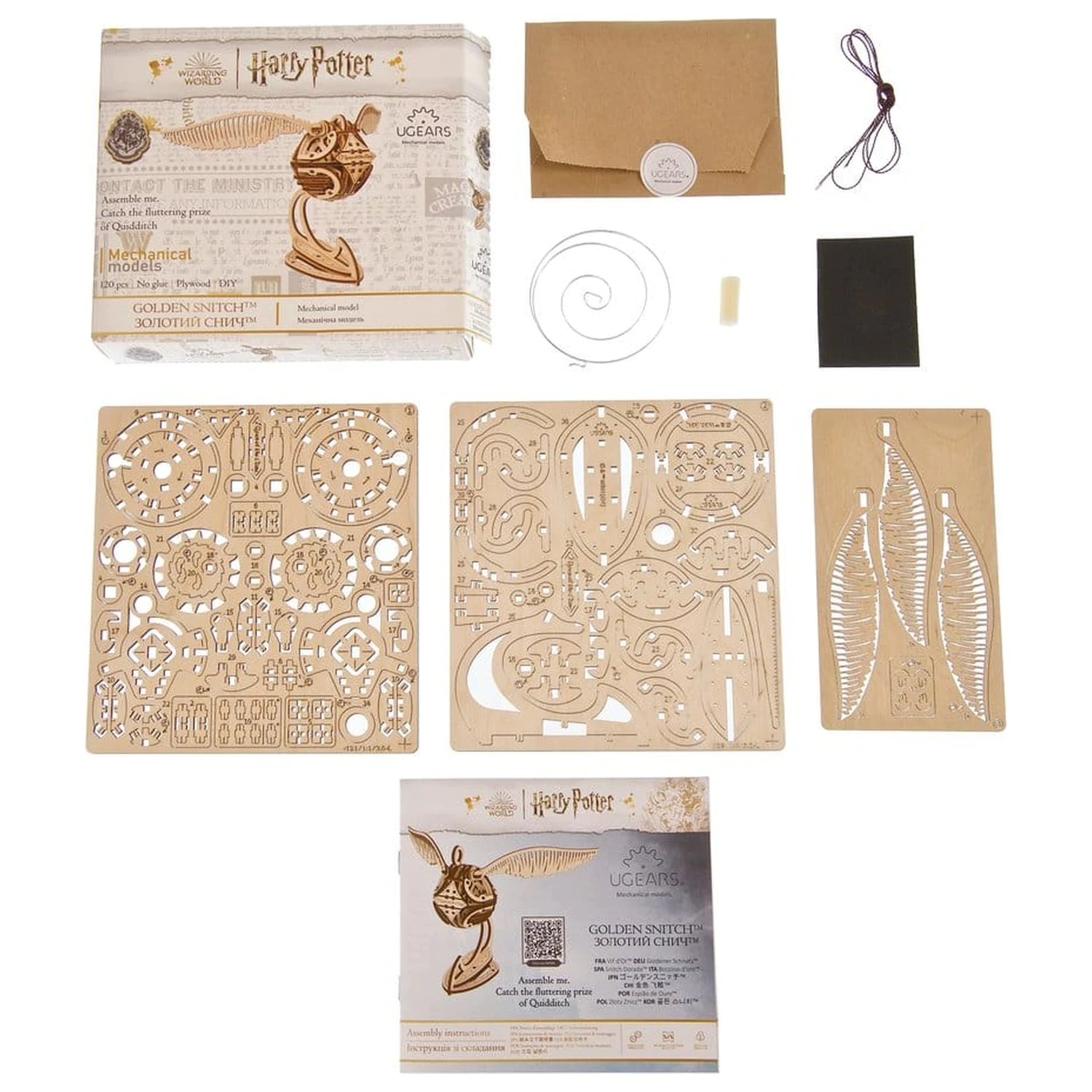 Harry Potter 3D fa puzzle Golden Snitch termékfotó