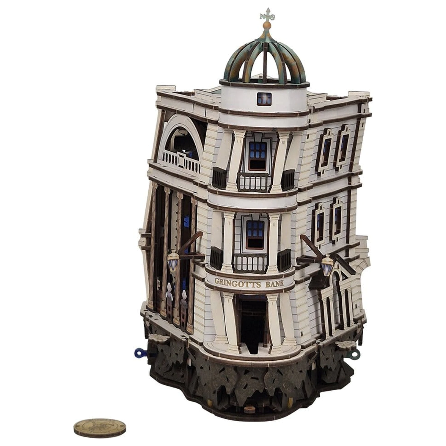 Harry Potter 3D fa puzzle GrIngotts Bank Marble Run termékfotó