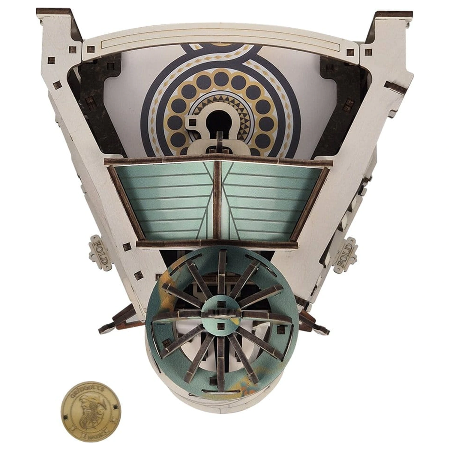 Harry Potter 3D fa puzzle GrIngotts Bank Marble Run termékfotó