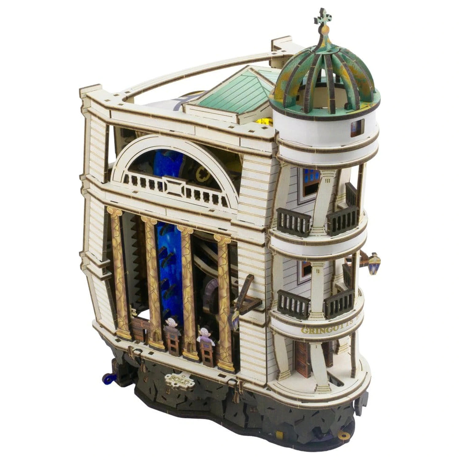 Harry Potter 3D fa puzzle GrIngotts Bank Marble Run termékfotó
