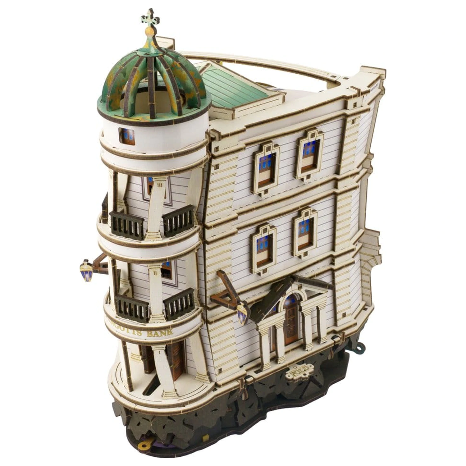 Harry Potter 3D fa puzzle GrIngotts Bank Marble Run termékfotó