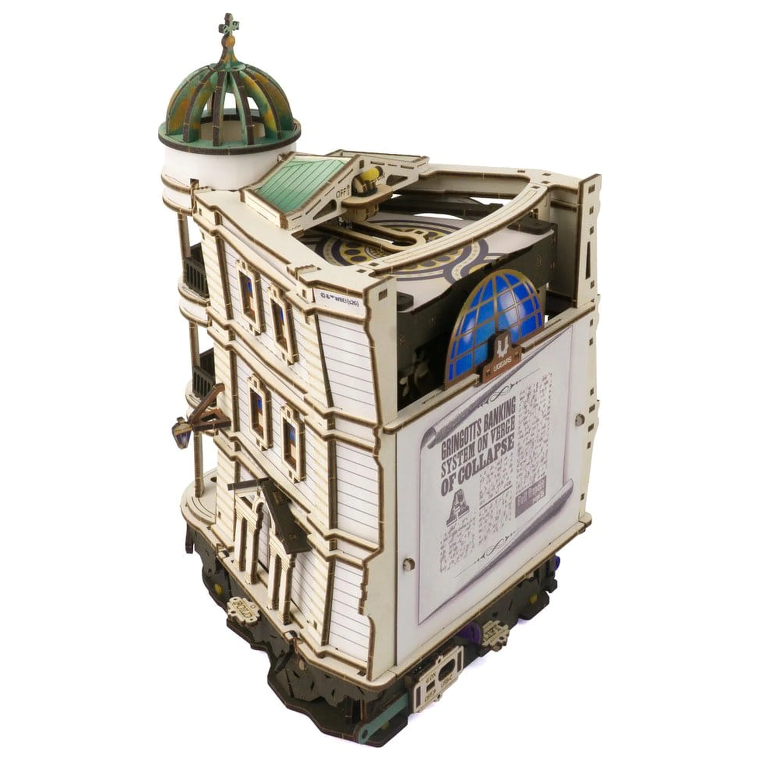 Harry Potter 3D fa puzzle GrIngotts Bank Marble Run termékfotó