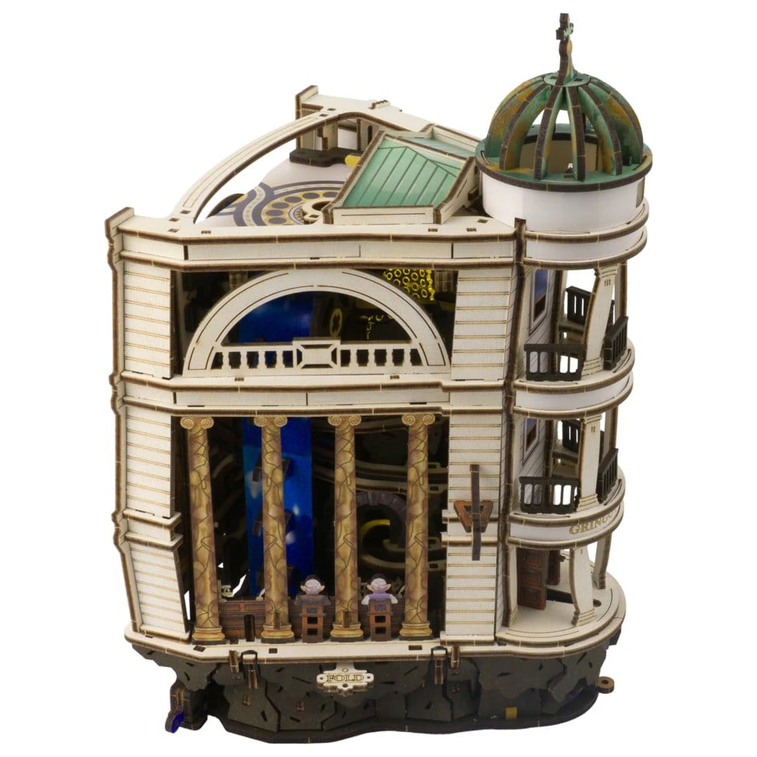 Harry Potter 3D fa puzzle GrIngotts Bank Marble Run termékfotó