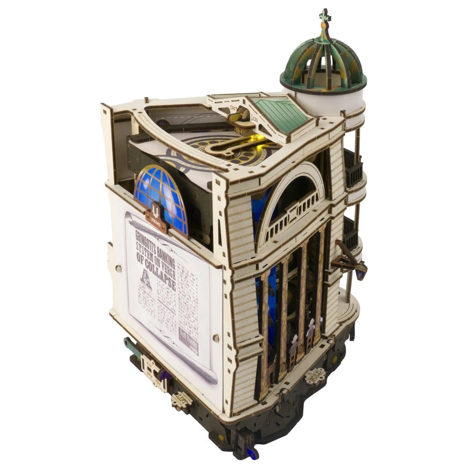 Harry Potter 3D fa puzzle GrIngotts Bank Marble Run termékfotó
