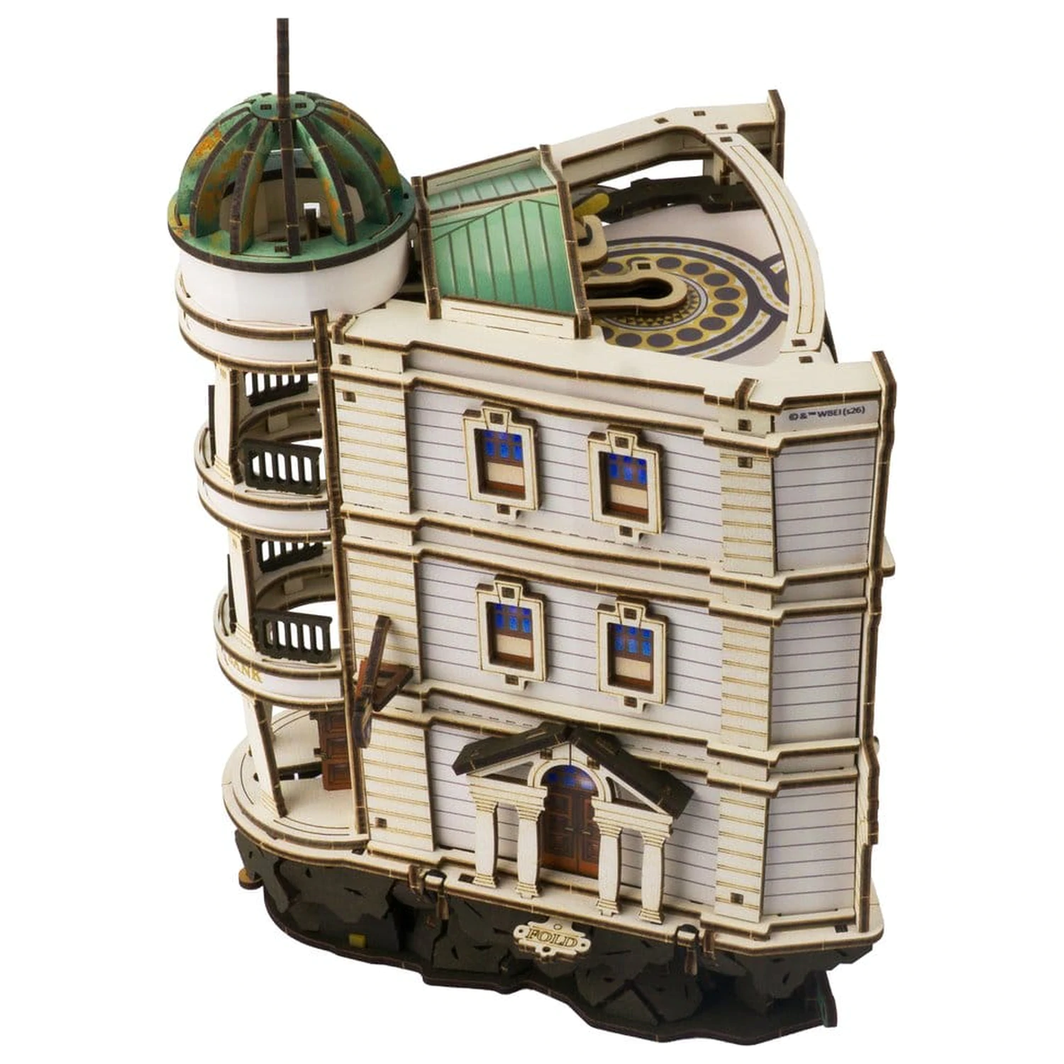 Harry Potter 3D fa puzzle GrIngotts Bank Marble Run termékfotó