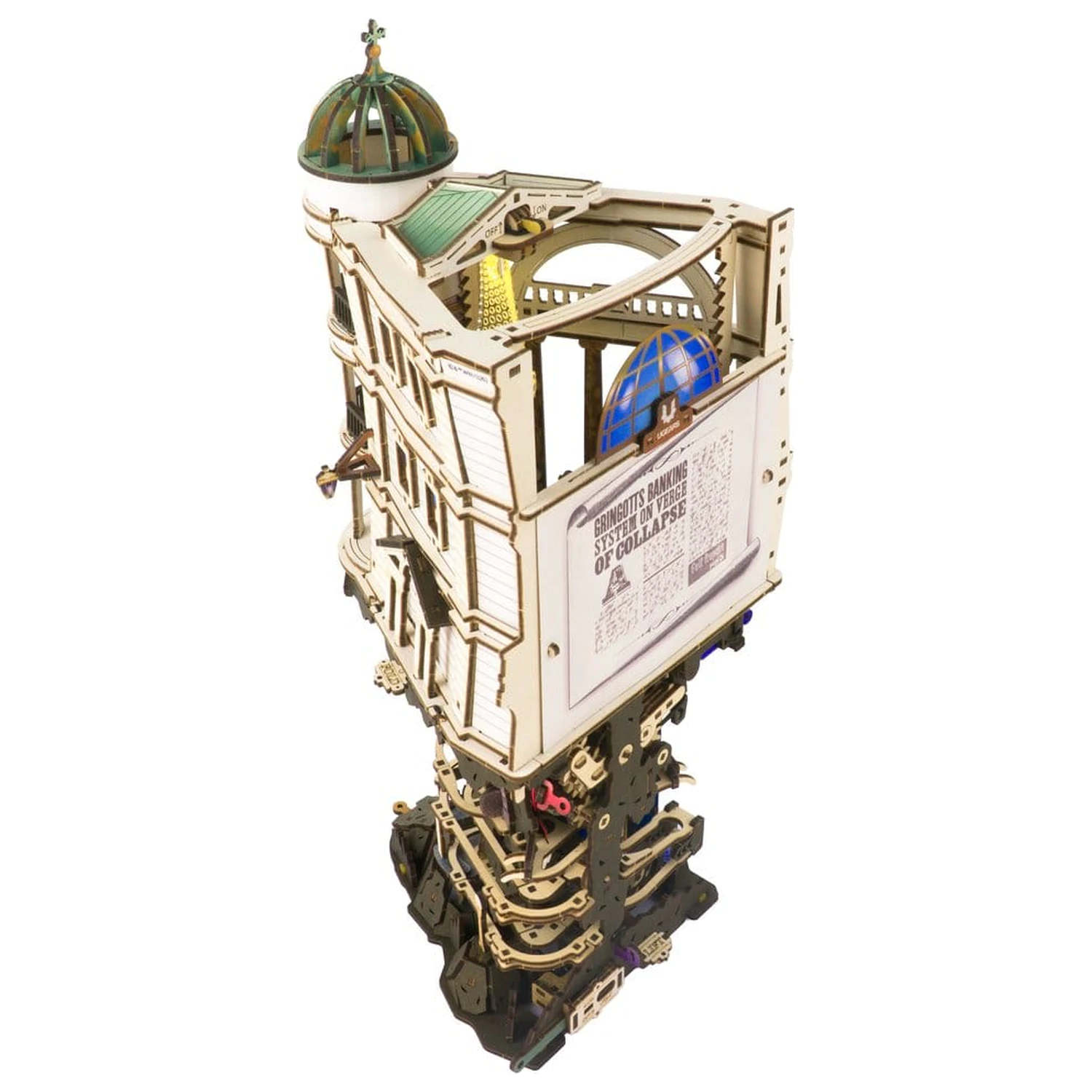 Harry Potter 3D fa puzzle GrIngotts Bank Marble Run termékfotó