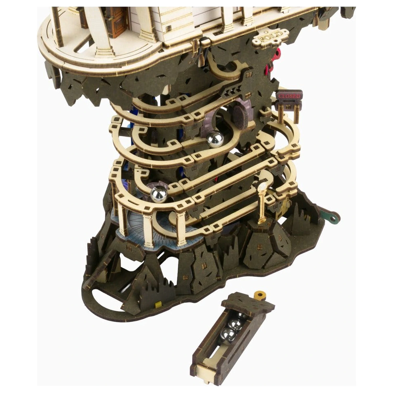 Harry Potter 3D fa puzzle GrIngotts Bank Marble Run termékfotó