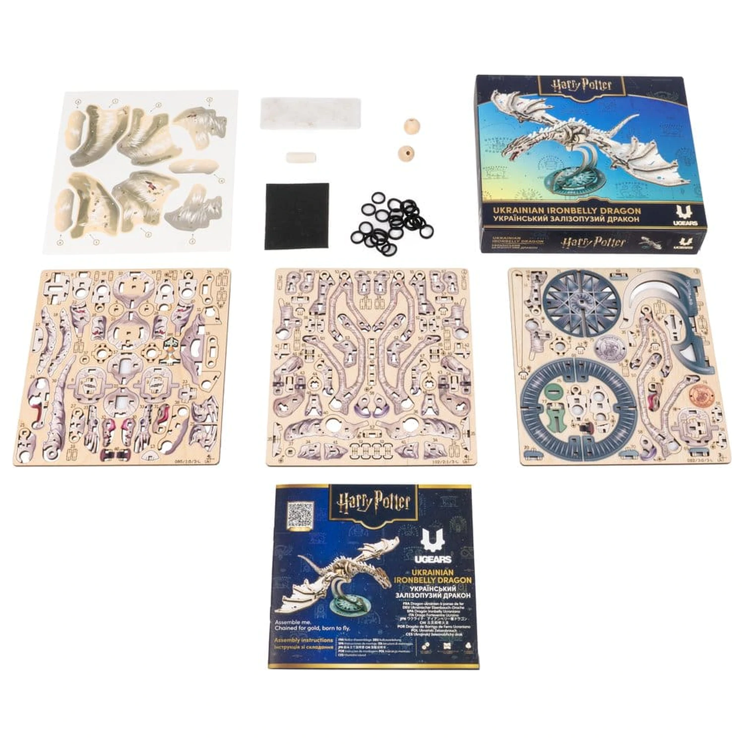 Harry Potter 3D fa puzzle Ukrainian Ironbelly Dragon termékfotó