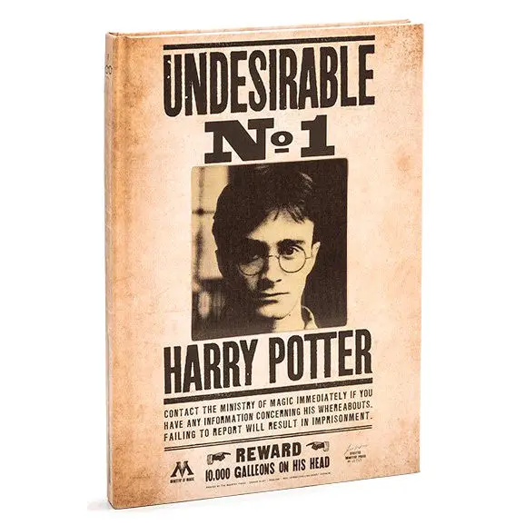 Harry Potter 3D lenticular jegyzetfüzet termékfotó