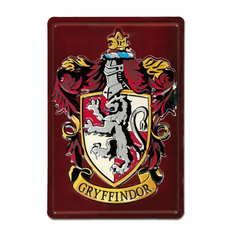 Harry Potter 3D Gryffindor fémtábla 20 x 30 cm termékfotó
