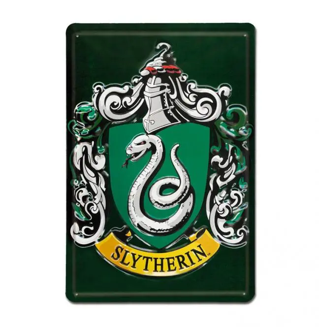Harry Potter 3D Slytherin fémtábla 20 x 30 cm termékfotó