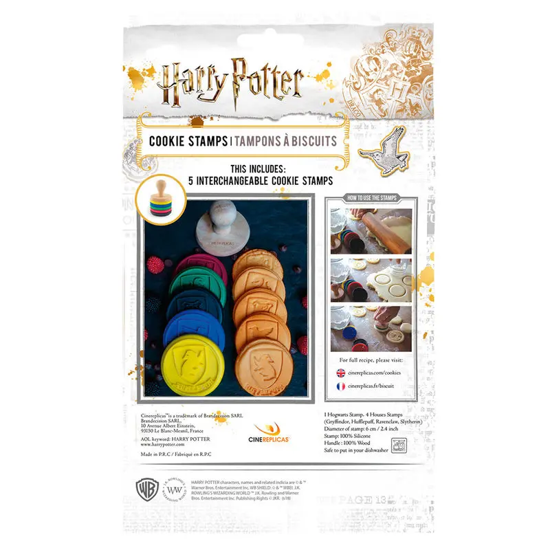 Harry Potter 5db-os keksznyomó forma termékfotó