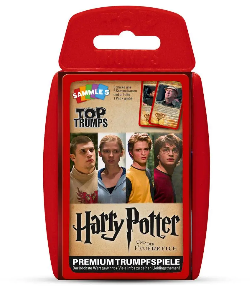 Harry Potter and the serleg of Fire Top Trumps Német nyelvű termékfotó