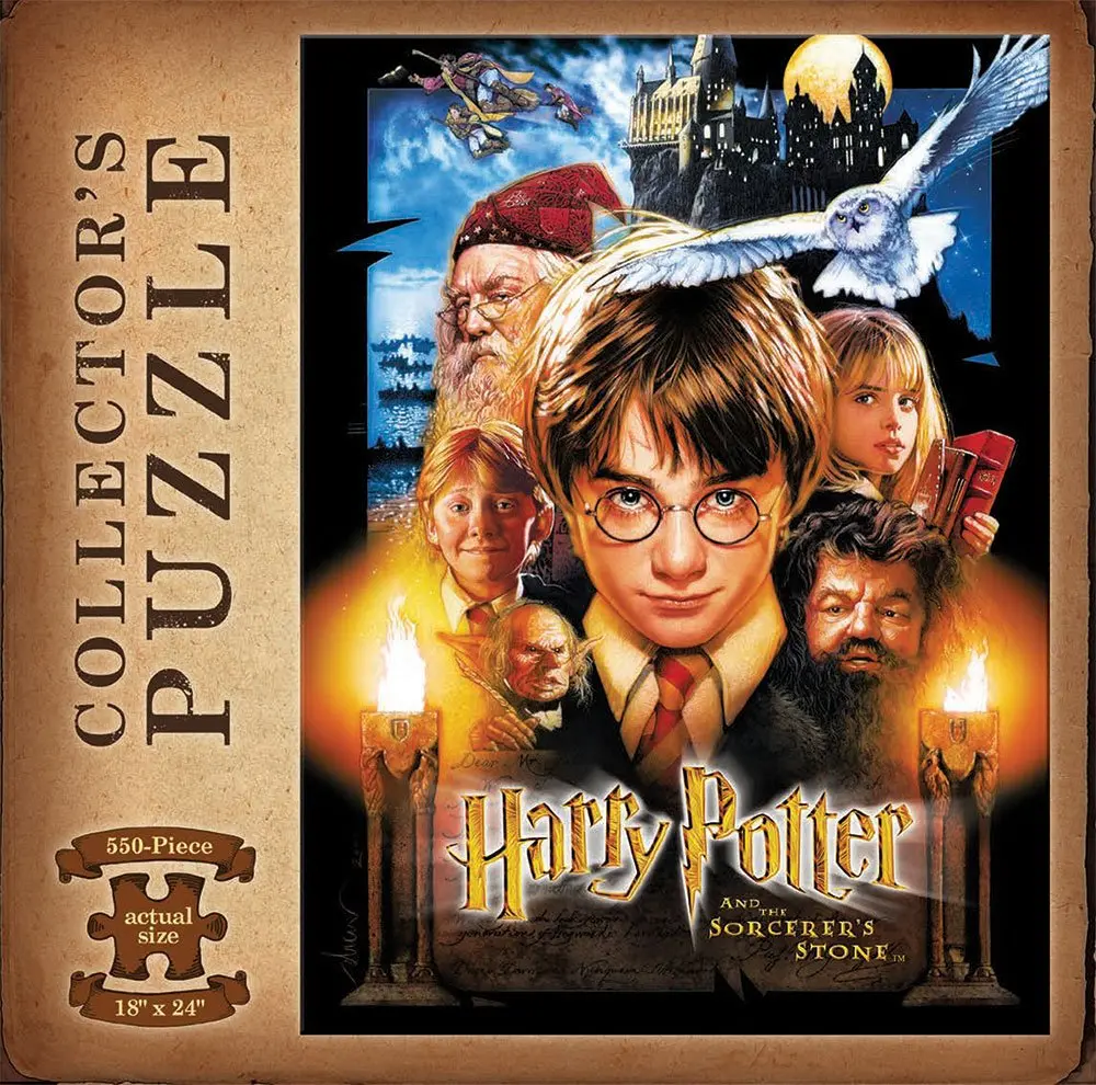 Harry Potter and the Sorcerer's Stone Collector's Jigsaw Puzzle Movie (550 darab) termékfotó