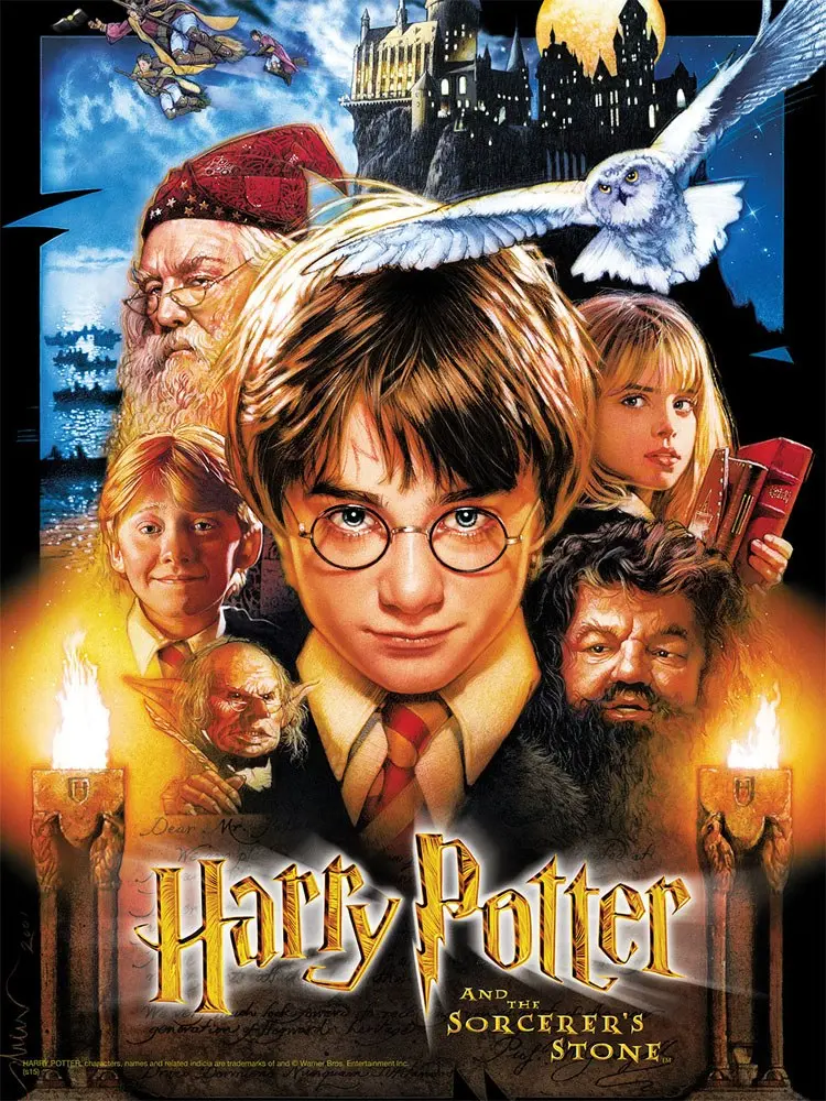 Harry Potter and the Sorcerer's Stone Collector's Jigsaw Puzzle Movie (550 darab) termékfotó