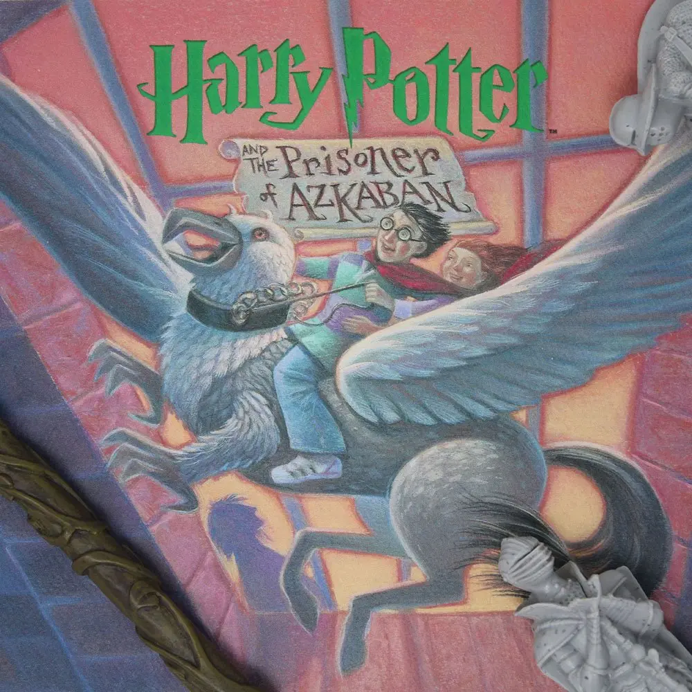 Harry Potter Art Print Az azkabani fogoly könyvborító fali dekoráció Limitált kiadás 42 x 30 cm termékfotó