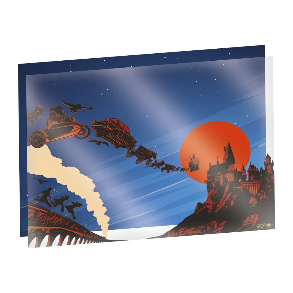 Harry Potter Art Print Transport to Hogwarts Limitált kiadás Fan-Cel 36 x 28 cm termékfotó
