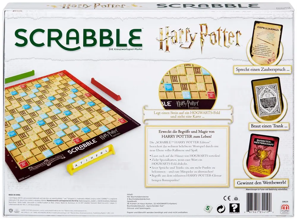 Harry Potter Boardgame Scrabble Német nyelvű termékfotó