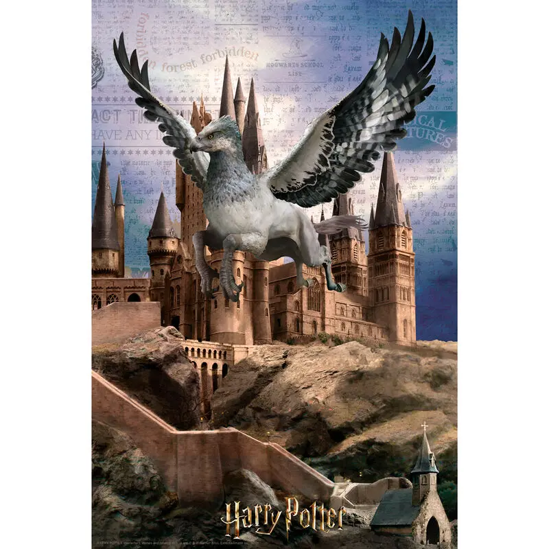Harry Potter Buckbeak és Hogwarts Prime 3D puzzle 300db-os termékfotó