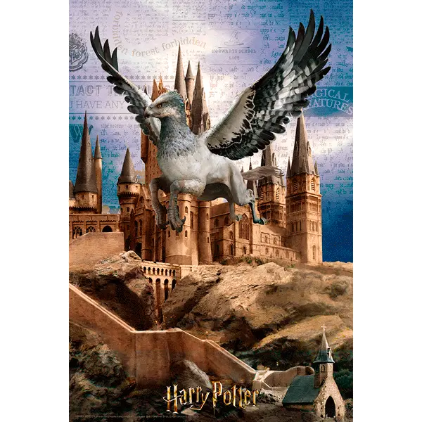 Harry Potter Buckbeak és Hogwarts Prime 3D puzzle 300db-os termékfotó