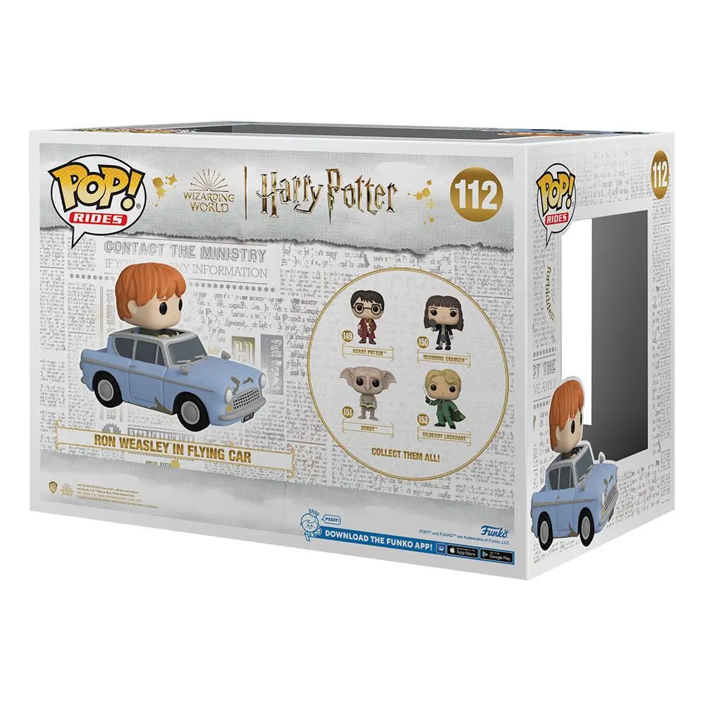 Harry Potter - Chamber of Secrets Anniversary Funko POP! Rides Vinyl figura Ron w/Car 15 cm termékfotó