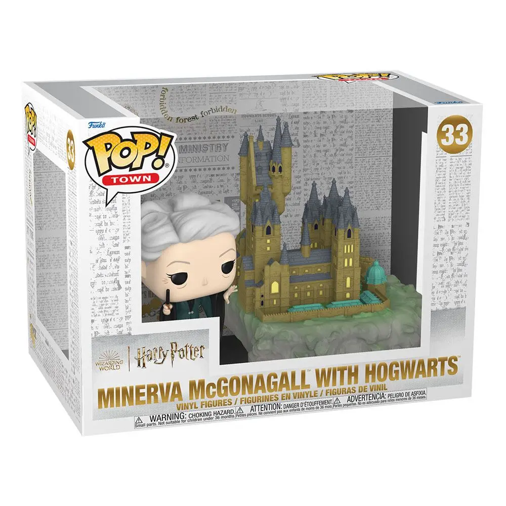 Harry Potter - Chamber of Secrets Anniversary Funko POP! Town Vinyl figura Minerva w/Hogwarts 9 cm termékfotó