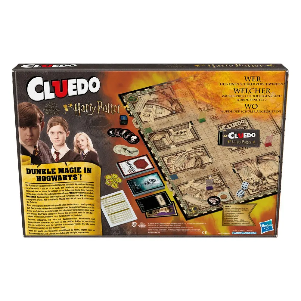 Harry Potter Cluedo Német nyelvű társasjáték termékfotó