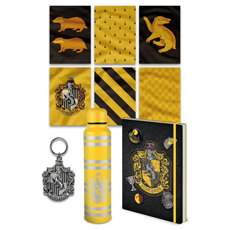 Harry Potter Colorful Crest Hufflepuff prémium ajándékcsomag termékfotó