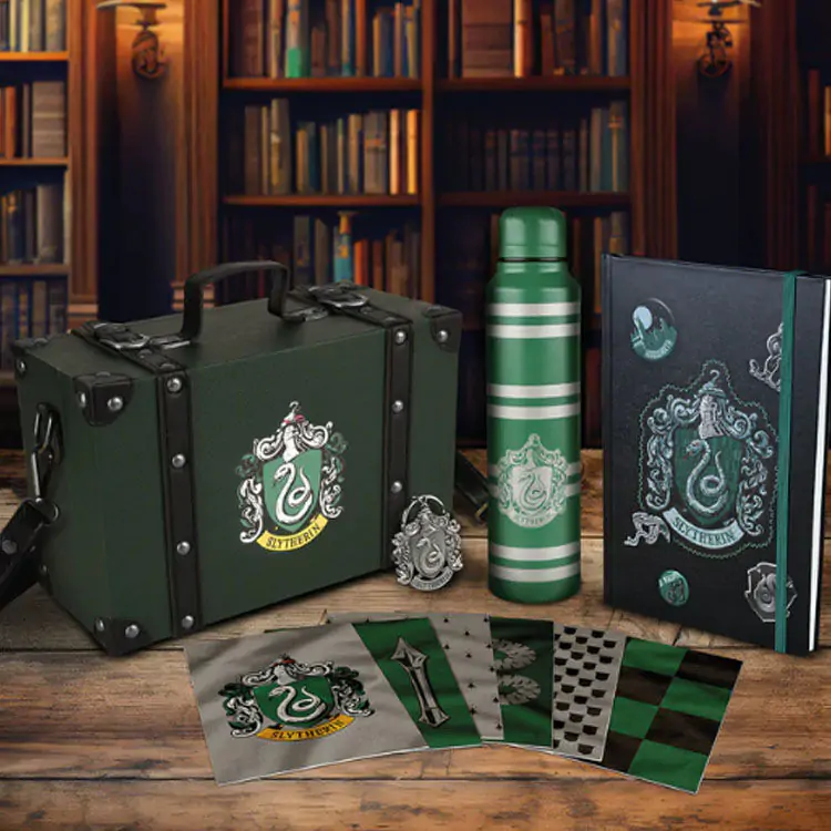 Harry Potter Colorful Crest Slytherin prémium ajándékcsomag termékfotó