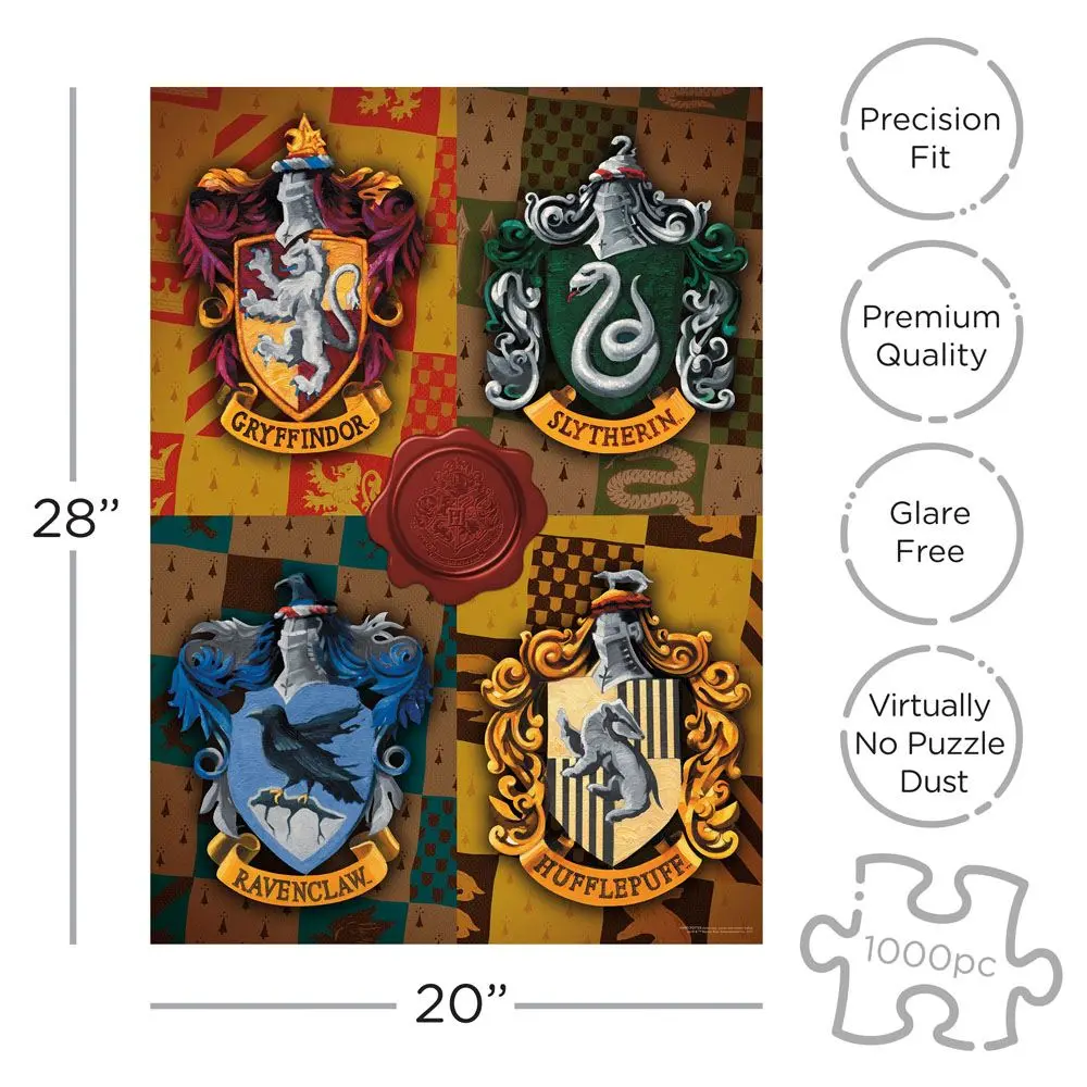 Harry Potter Crests Puzzle (1000 darab) termékfotó