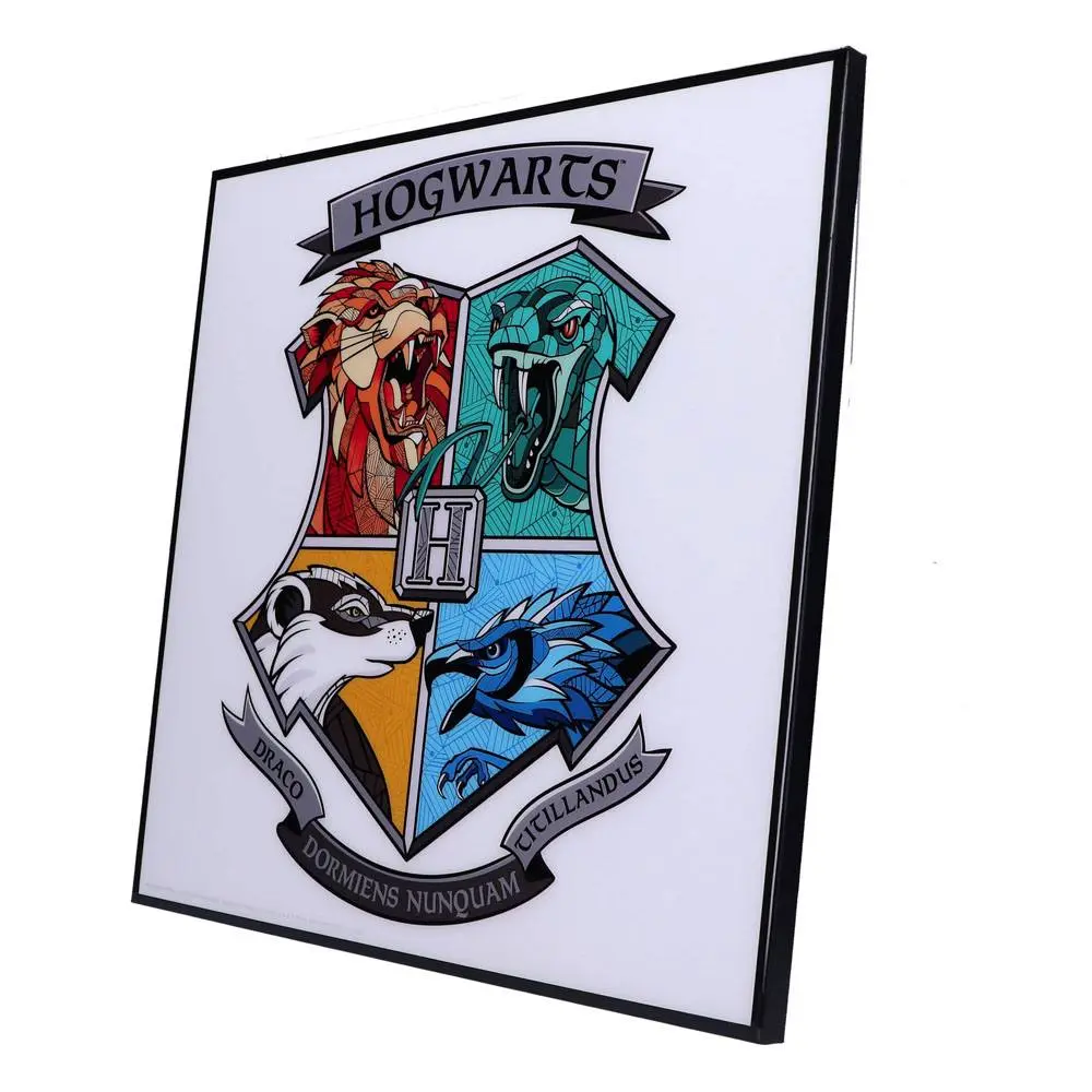 Harry Potter Crystal Clear Picture Hogwarts Crest 32 x 32 cm termékfotó