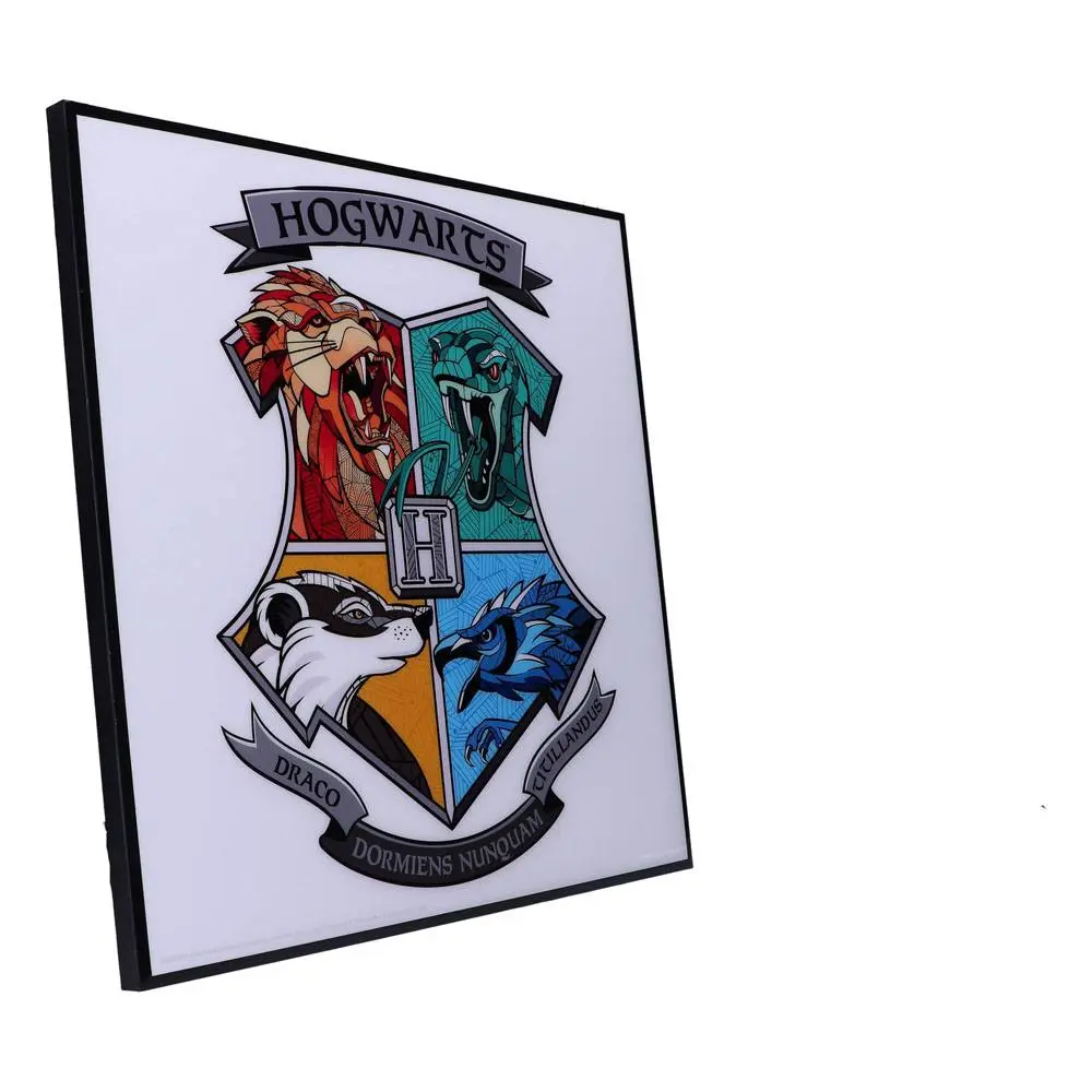 Harry Potter Crystal Clear Picture Hogwarts Crest 32 x 32 cm termékfotó