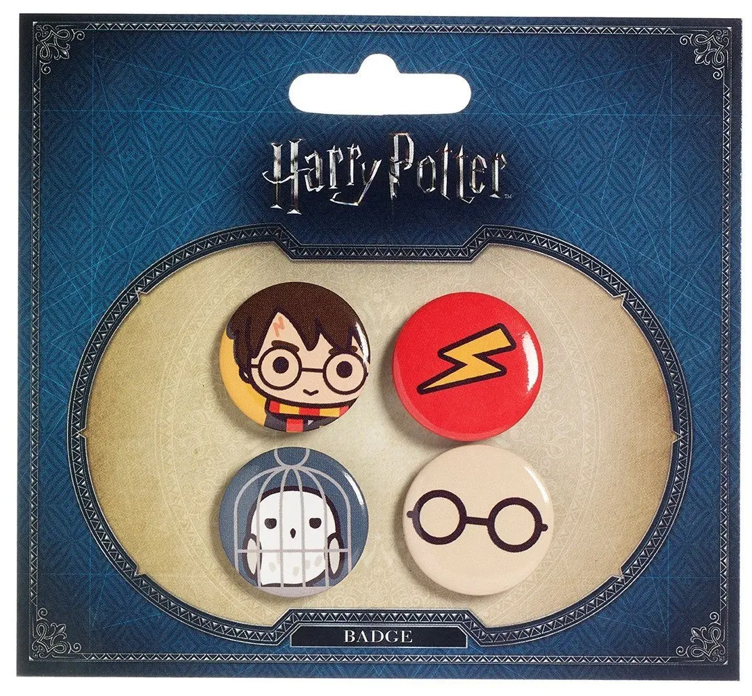 Harry Potter Cutie Harry Potter & Hedwig kitűző csomag termékfotó